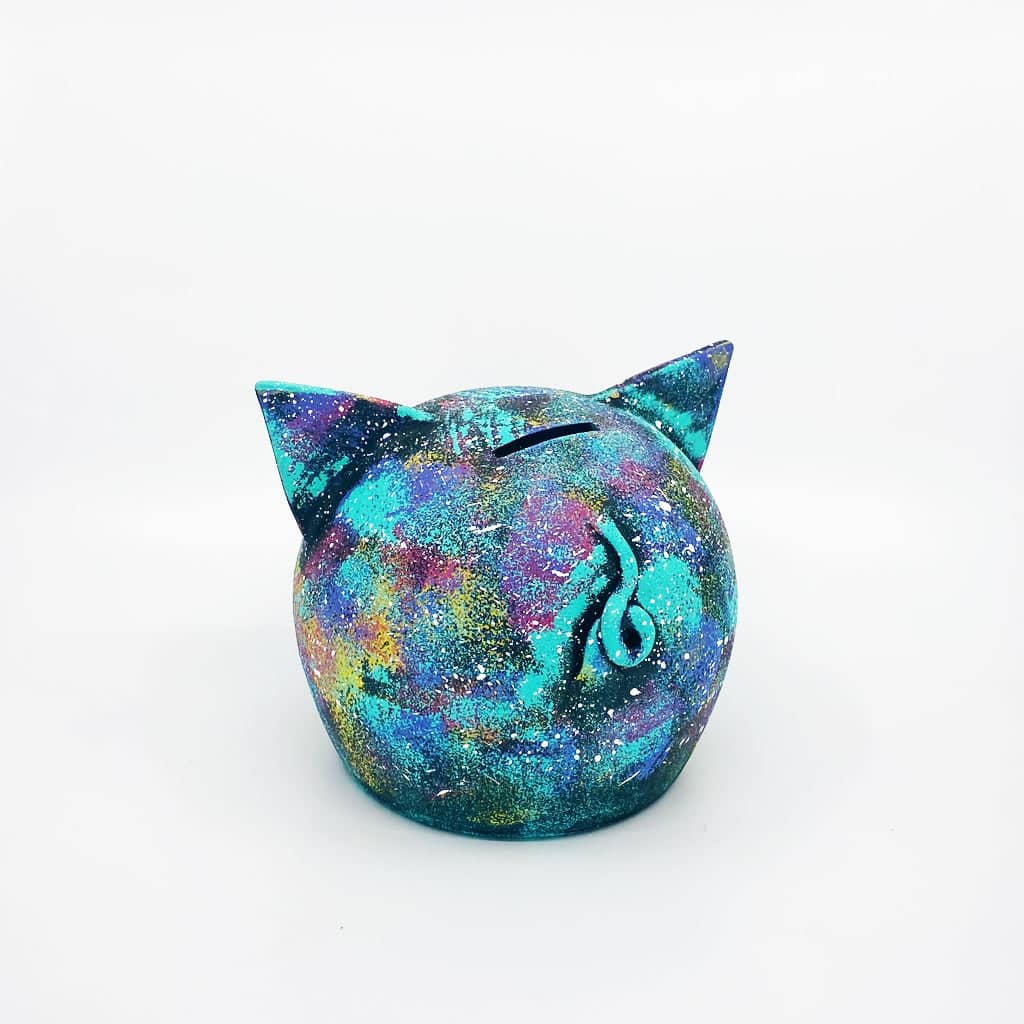 Ceramic Handmade Space Piggy Banks - Cosmic Adventure Collection | Zanoze - luxury home with premium materials | Zanoze European craftsmanship