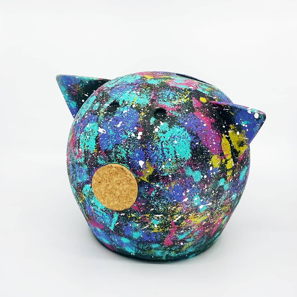 Ceramic Handmade Space Piggy Banks - Cosmic Adventure Collection | Zanoze - luxury home with premium materials | Zanoze European craftsmanship